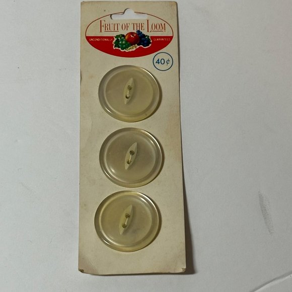 Vintage New Old Stock Buttons 2 Sets of 3 Buttons - Picture 3 of 3